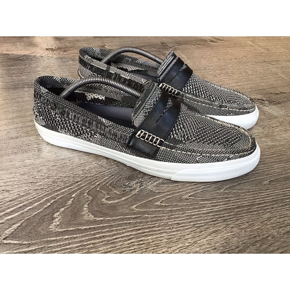 COLE HAAN Pinch Maine Classic Grand Gray Knit Penny Loafers Size 11.5 M C28371